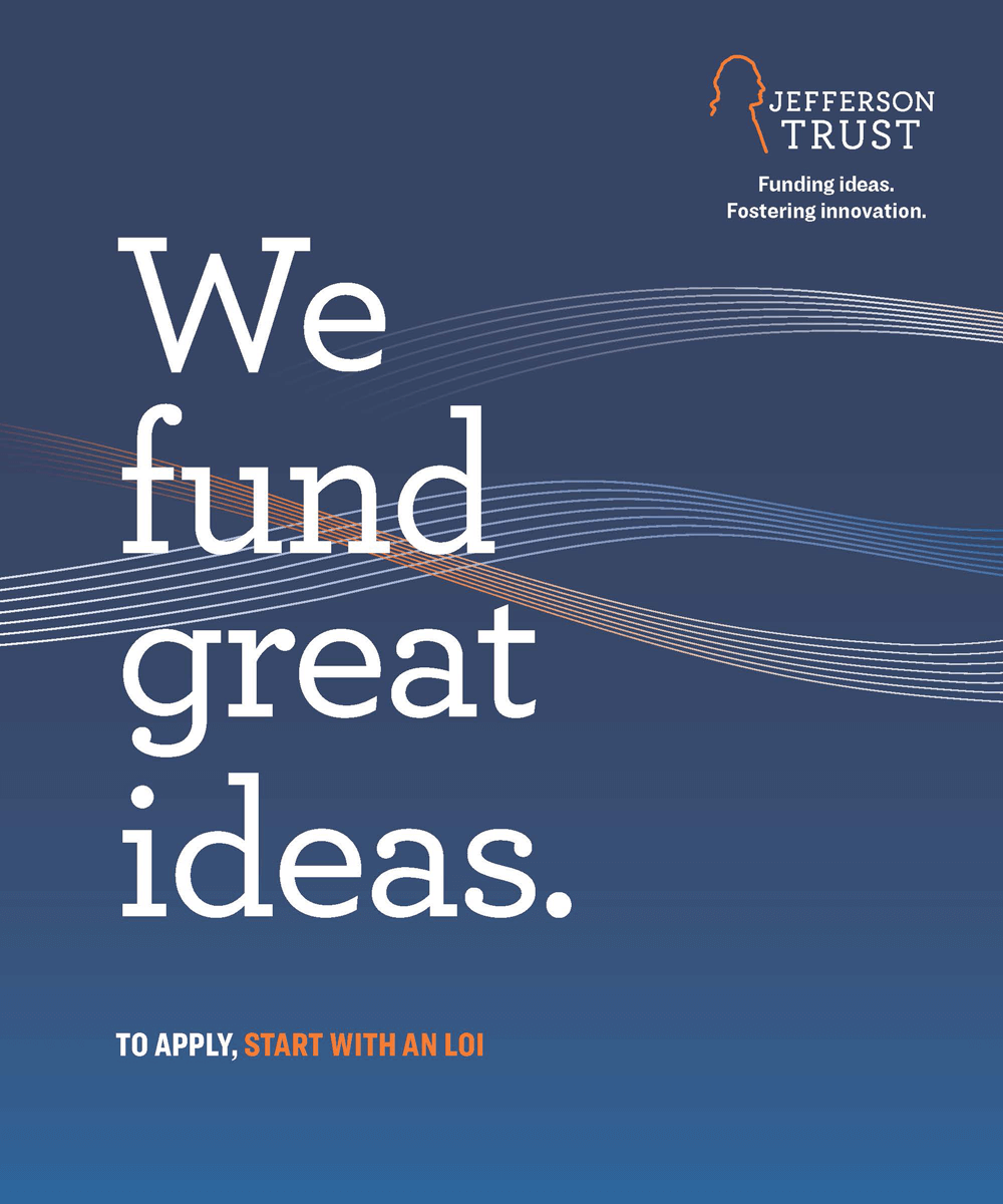 We fund great ideas. To apply, start with a Letter of Inquiry.
