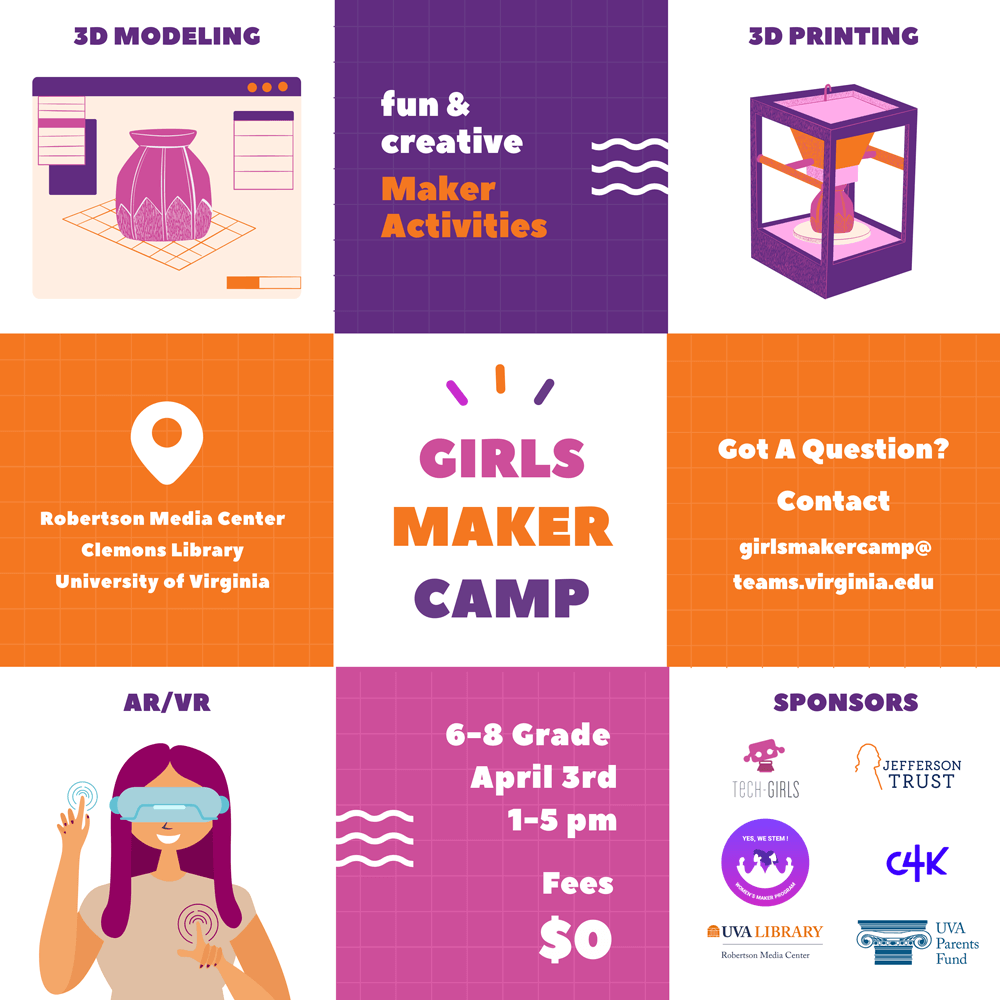 Girls Maker Camp promo